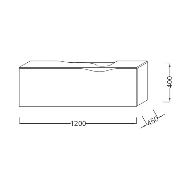 Тумба подвесная Jacob Delafon Stillness 121,1 дуб (EB2000-P6)