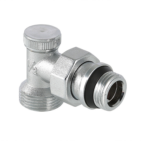 Клапан настроечный угловой 1/2"*3/4"(18) евроконус Valtec VT.019.NER (с уплотн. кольцом) (VT.019.NER.04)