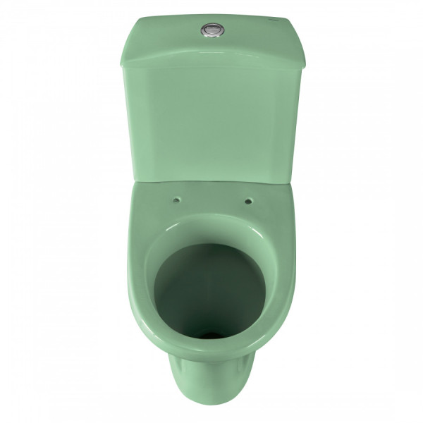 Унитаз-компакт Santeri Вест салатовый 375x626x780 с сиденьем полипропилен салатовый (1.P201.8.S04.00B.F)