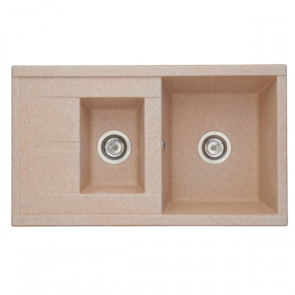 Мойка для кухни врезная Aquaton Делия 87 510x870x218 песочный (1.A716.2.32D.E22.0) Мойка для кухни врезная Aquaton Делия 87 510x870x218 песочный (1.A716.2.32D.E22.0)
