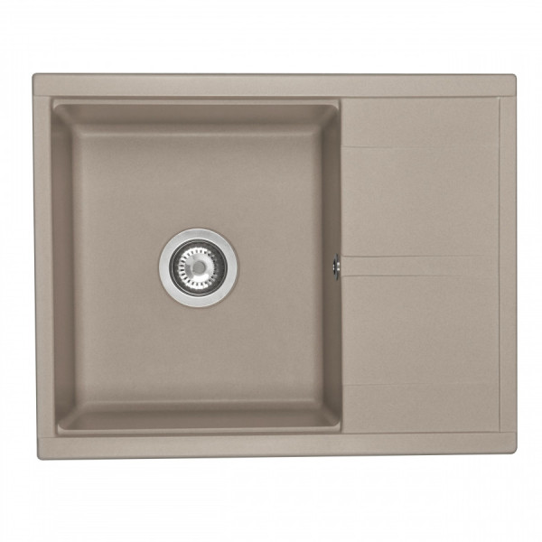 Мойка для кухни врезная Aquaton Делия 65 516x650x218 серый шелк (1.A718.6.32D.E25.0)