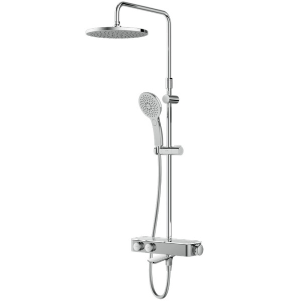 Система душевая Inspire V2.0 (смеситель с термостатом, верхний душ, душева лейка, душ.шланг) Система душевая Inspire V2.0 (смеситель с термостатом, верхний душ, душева лейка, душ.шланг)