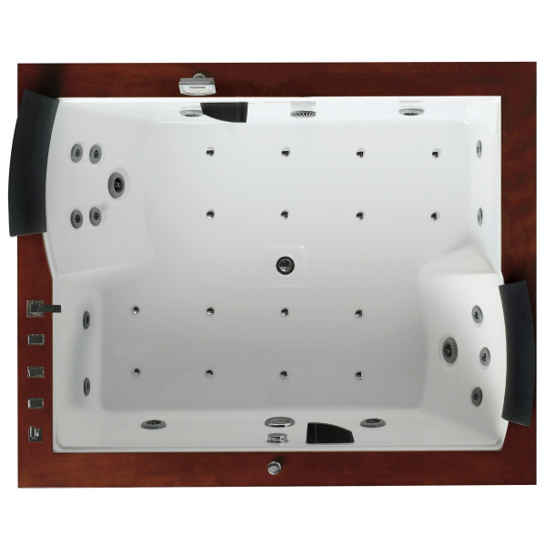 Ванна гидромассажная и аэромассажная Gemy G9052 II K L 1860х1510х820 L