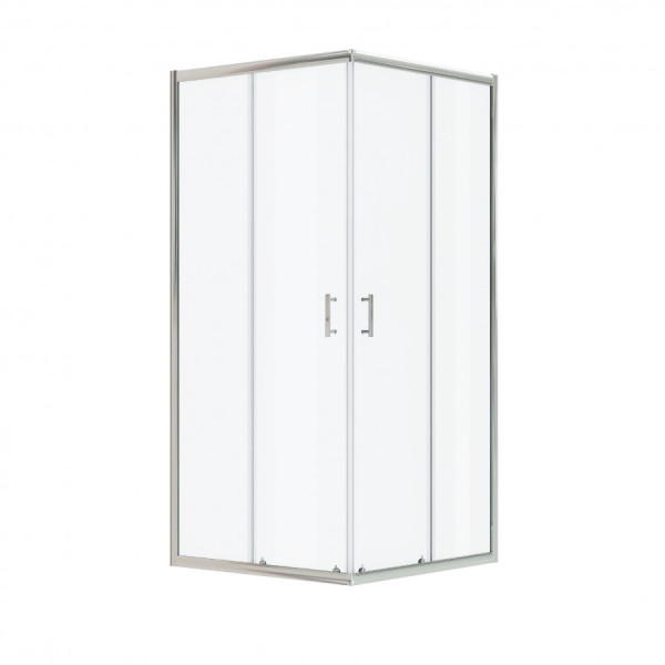 Душевой уголок Santek Вэлия 80x80x195 стекло (прозрачное, профиль хром (1WH501792)