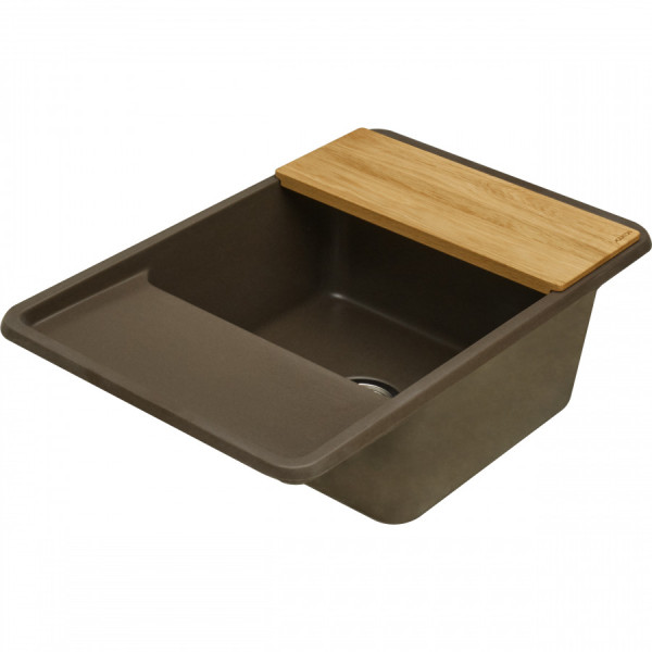 Мойка для кухни врезная Aquaton Беллис 510x780x250 кофе (1.A725.0.32B.S28.0) Мойка для кухни врезная Aquaton Беллис 510x780x250 кофе (1.A725.0.32B.S28.0)