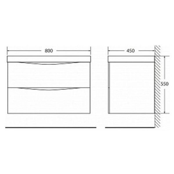 Тумба подвесная BelBagno Marino 80 Crema Opaco (MARINO-800-2C-SO-CO-P) Тумба подвесная BelBagno Marino 80 Crema Opaco (MARINO-800-2C-SO-CO-P)