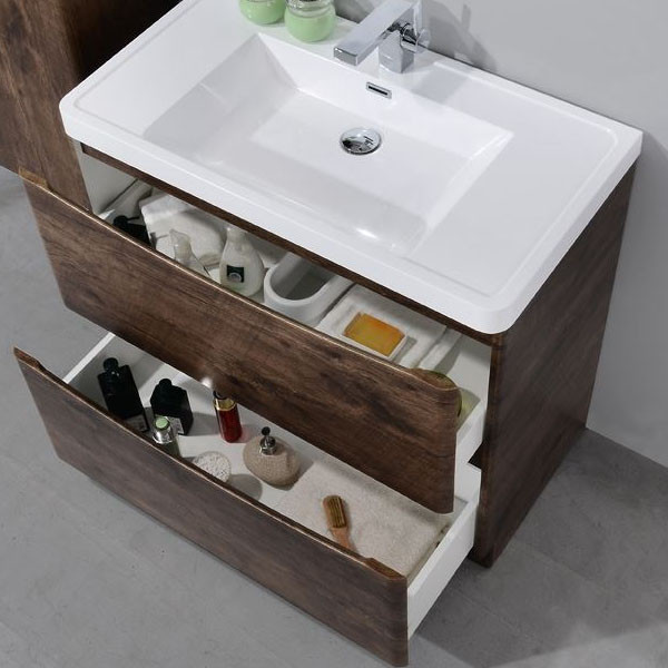 Тумба подвесная BelBagno Ancona-N 80 Rovere Moro (ANCONA-N-800-2C-SO-RW)