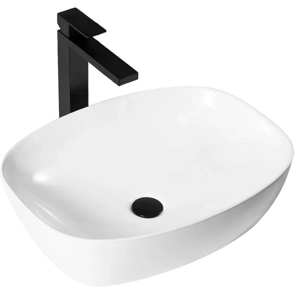 Раковина накладная REA Frej white 51x39,5x14 белая (REA-U6616) Раковина накладная REA Frej white 51x39,5x14 белая (REA-U6616)