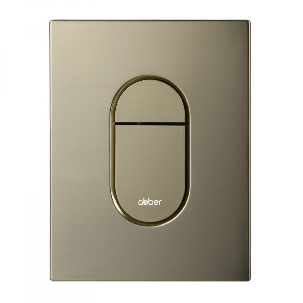 Клавиша смывная Abber золото брашированное (AC0124BG)