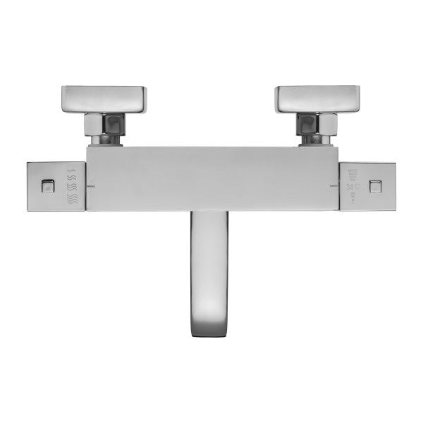 Смеситель для ванны и душа Swedbe Mercury термостат с повортн.изливом хром (9062) Смеситель для ванны и душа Swedbe Mercury термостат с повортн.изливом хром (9062)