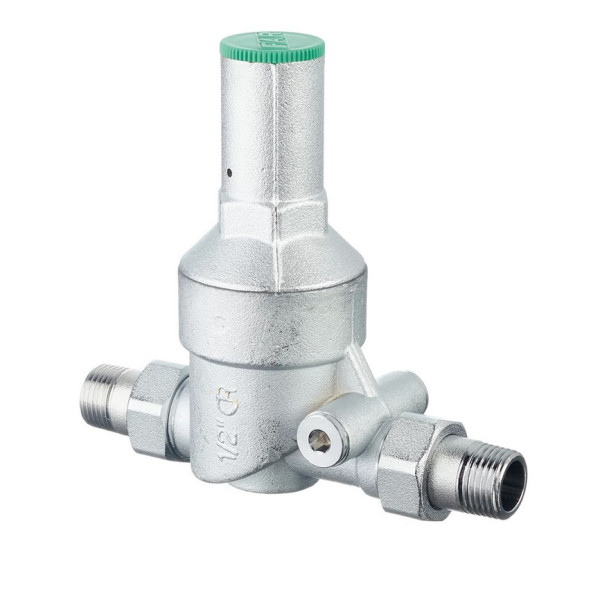 Редуктор давления FAR 1/2" НР-НР без манометра, хромированный (FA 2810 12)