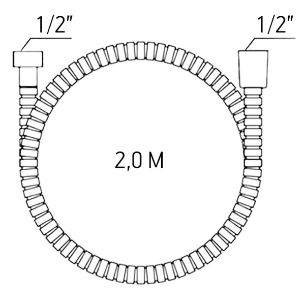 Душевой гарнитур Esko черный (ASH20 Black) Душевой гарнитур Esko черный (ASH20 Black)