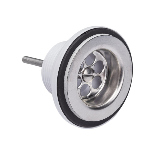 Выпуск для раковины McAlpine 60 мм нержавеющая решетка, с пробкой, выход 1 1/4" (MRWW1) Выпуск для раковины McAlpine 60 мм нержавеющая решетка, с пробкой, выход 1 1/4" (MRWW1)