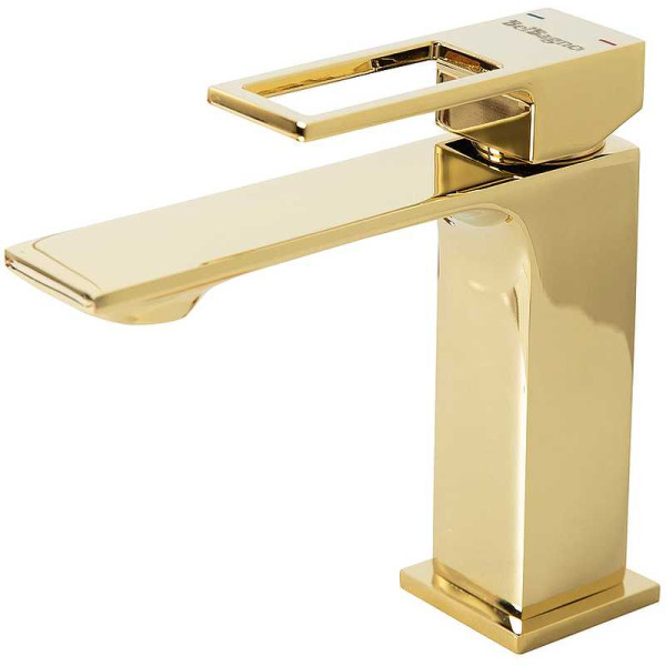 Смеситель для раковины Belbagno Luce золотой (LUC-LVM-ORO) Смеситель для раковины Belbagno Luce золотой (LUC-LVM-ORO)