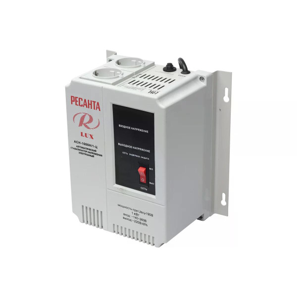 Стабилизатор напряжения Ресанта LUX АСН-1000Н/1-Ц (63/6/14)