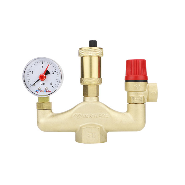 Группа безопасности котла 1" Varmega (латунь) Varmega (VM16001)
