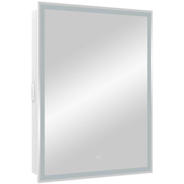 Шкаф зеркальный Континент Allure LED 550х800 правый с розеткой (МВК003) Шкаф зеркальный Континент Allure LED 550х800 правый с розеткой (МВК003)
