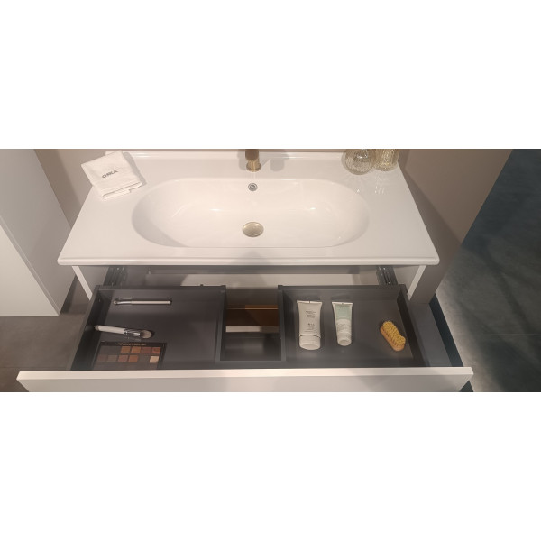 Тумба подвесная Orka Lodi 1000x500x570 с раковиной белый, золото (5005886) Тумба подвесная Orka Lodi 1000x500x570 с раковиной белый, золото (5005886)