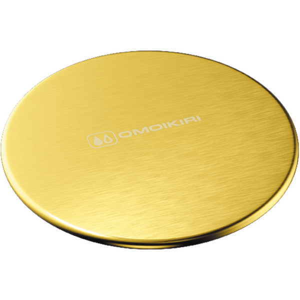 Декоративная накладка для выпуска Omoikiri в цвете LG. для моек с диаметром выпуска 3,5 дюйма. сталь нержавеющая/пластик (4957090)