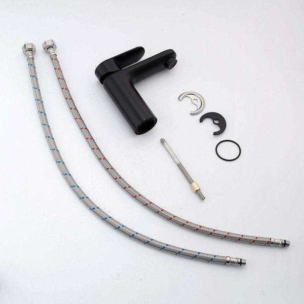 Смеситель для раковины Aquatek Ника черный матовый (AQ1810MB) Смеситель для раковины Aquatek Ника черный матовый (AQ1810MB)