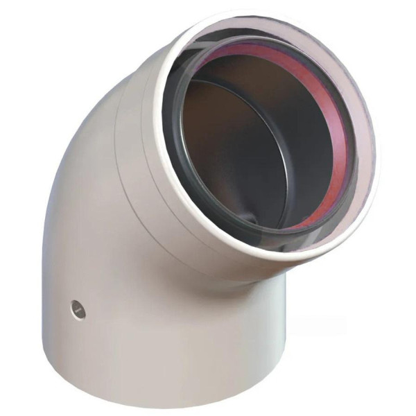 Отвод Okseler утепленный универсальный D80/100 45° (oks01487)