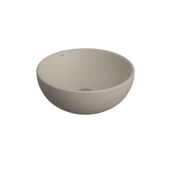 Раковина накладная Berges Mascon 45 см матовая жасмин (181072) Раковина накладная Berges Mascon 45 см матовая жасмин (181072)
