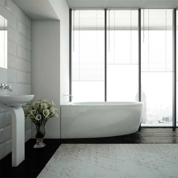 Ванна акриловая Акватек Дива 150х90 L без гидромассажа (DIV150-0000001)