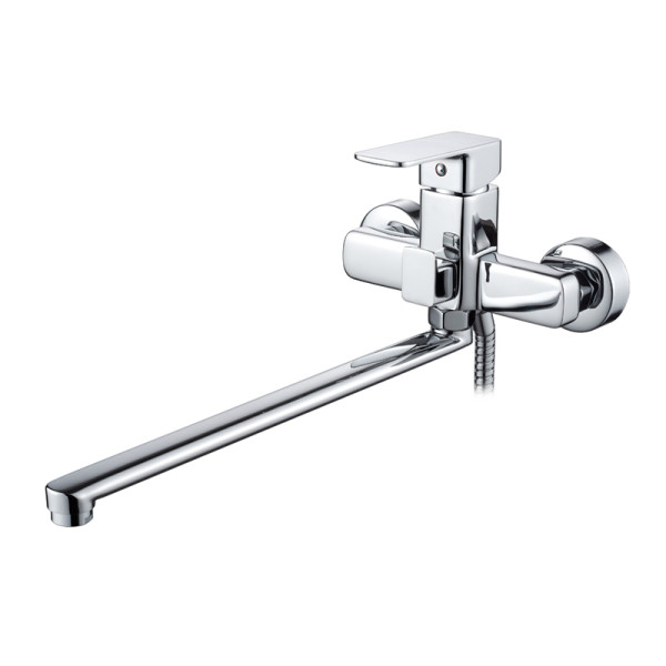 Смеситель для ванны и душа Ledeme с душевым гарнитуром, хром (L2280) Смеситель для ванны и душа Ledeme с душевым гарнитуром, хром (L2280)