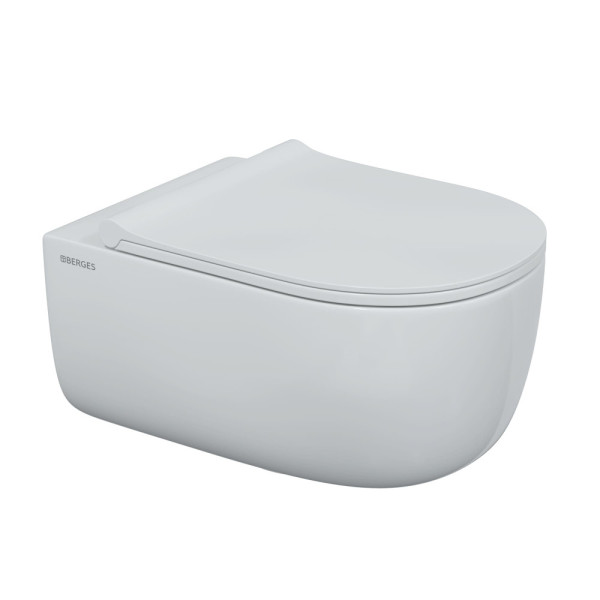Комплект инсталляция с унитазом Berges: инсталляция Novum525, кнопка L1 белая, унитаз Ego XL Rimless, сиденье с soft-close (043323) Комплект инсталляция с унитазом Berges: инсталляция Novum525, кнопка L1 белая, унитаз Ego XL Rimless, сиденье с soft-close (043323)