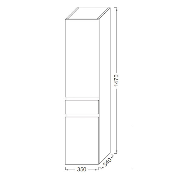 Пенал подвесной Jacob Delafon Madeleine 350x340x1470 серый матовый (EB2069D-J54) Пенал подвесной Jacob Delafon Madeleine 350x340x1470 серый матовый (EB2069D-J54)