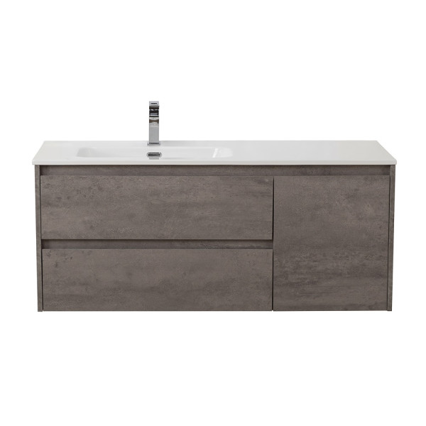 Тумба подвесная BelBagno Kraft 1000x460x500 Cemento Grigio/матовый левосторонняя (KRAFT-1000-2C-1A-SO-CG-L) Тумба подвесная BelBagno Kraft 1000x460x500 Cemento Grigio/матовый левосторонняя (KRAFT-1000-2C-1A-SO-CG-L)
