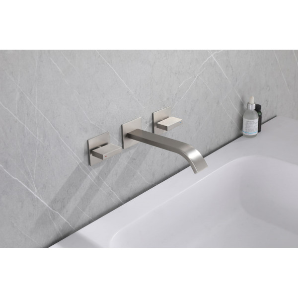 Смеситель для раковины Abber Wasserfall сатин (AF8612SP)