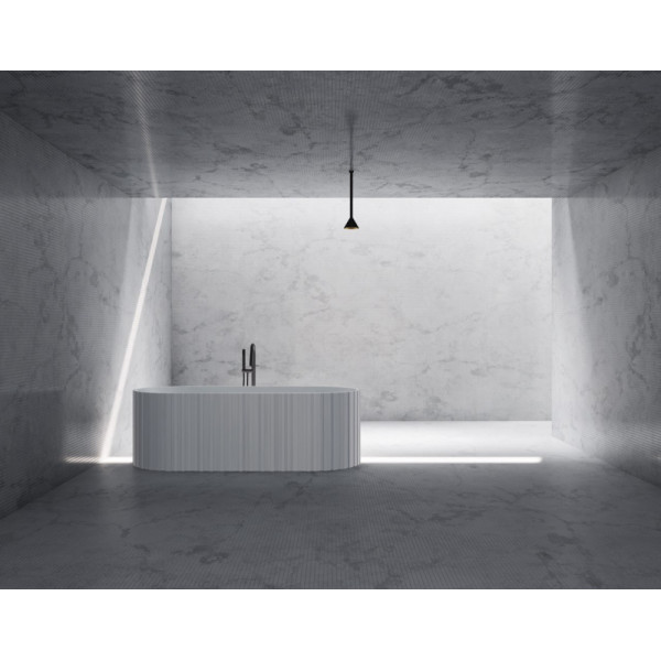 Ванна из искусственного камня Abber Stein 170x75 белая матовая (AS9653)