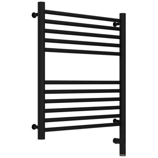 Полотенцесушитель электрический Сунержа Богема 3.0 прямая 600x500 провод справа матовый чёрный (31-5805-6050)