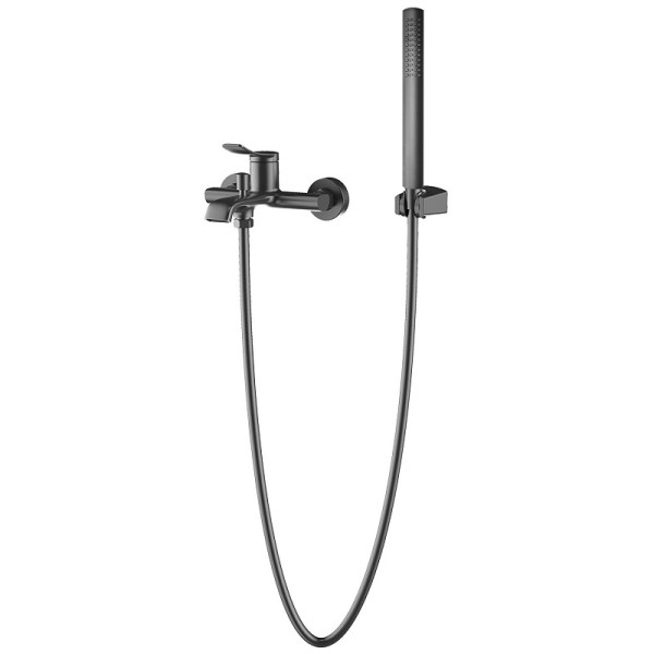 Смеситель для ванны и душа Azario Ability с душевым комплектом графит (AZ-VRY238331AJ) Смеситель для ванны и душа Azario Ability с душевым комплектом графит (AZ-VRY238331AJ)