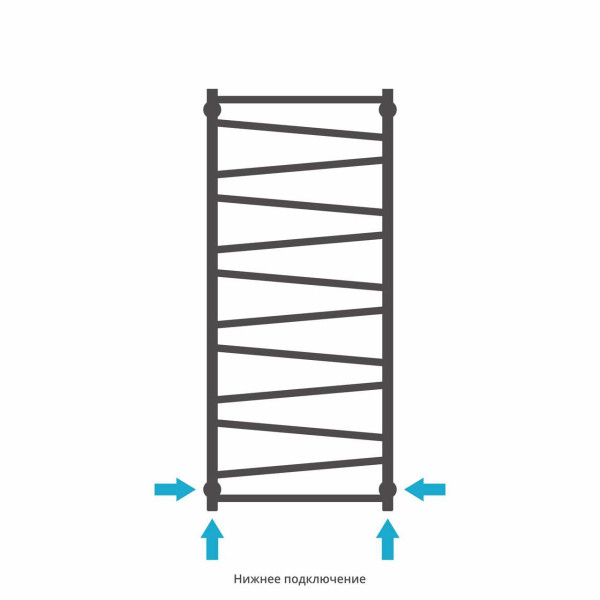 Полотенцесушитель водяной Сунержа Сирокко 1200х500 золотой (03-0253-1250)