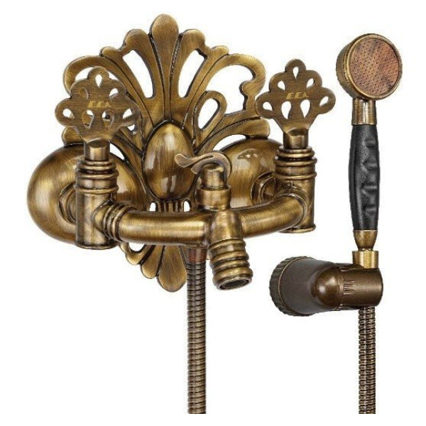 Смеситель для ванны и душа E.C.A. Ottoman бронзовый (102202001EX) Смеситель для ванны и душа E.C.A. Ottoman бронзовый (102202001EX)