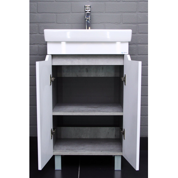 Тумба напольная Енисей 50 Мечта без ящика Бетон Айсберг Домино (DM2331T) Тумба напольная Енисей 50 Мечта без ящика Бетон Айсберг Домино (DM2331T)