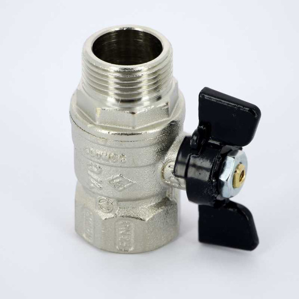 Кран Bugatti 3/4" ВН шаровый Arizona 607 (черная бабочка) (06070015)