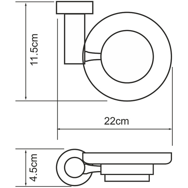 Мыльница WasserKRAFT Donau (K-9429)