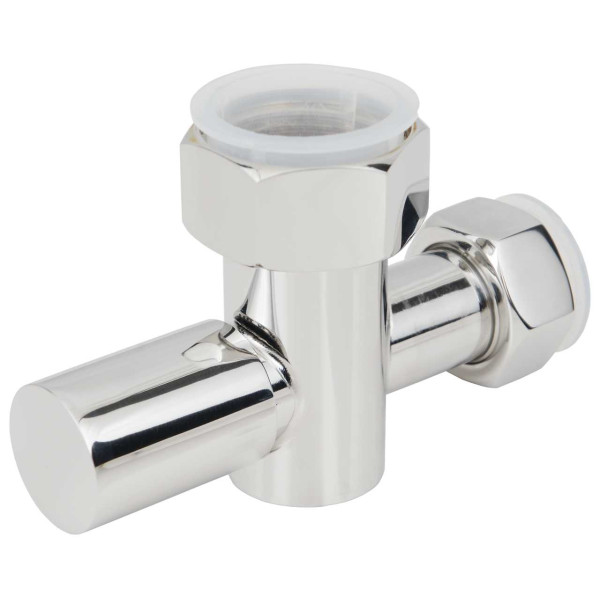 Вентиль Сунержа запорный стилье, круглый с клапаном 1"x3/4" с накидной гайкой (01100-1034)