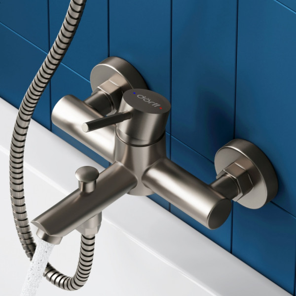 Смеситель для ванны и душа Dorff Logic NEW (D3010000SS) Смеситель для ванны и душа Dorff Logic NEW (D3010000SS)