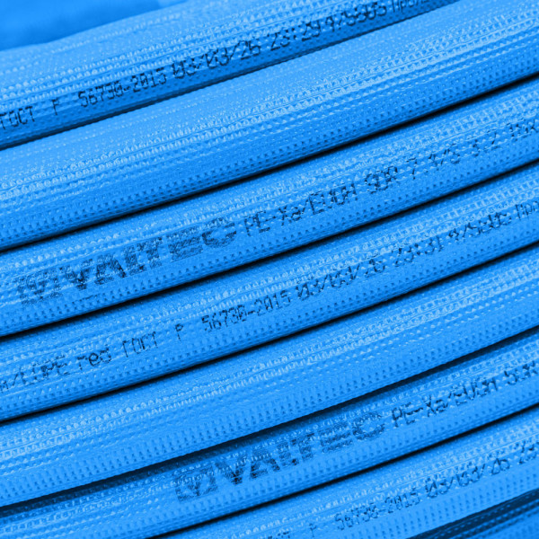 Труба п/э Valtec PEXa-EVOH 20*2,8 мм. в синей теплоизоляции 6 мм (бухта 50 м.) (VA2028.4.R06B.50) Труба п/э Valtec PEXa-EVOH 20*2,8 мм. в синей теплоизоляции 6 мм (бухта 50 м.) (VA2028.4.R06B.50)