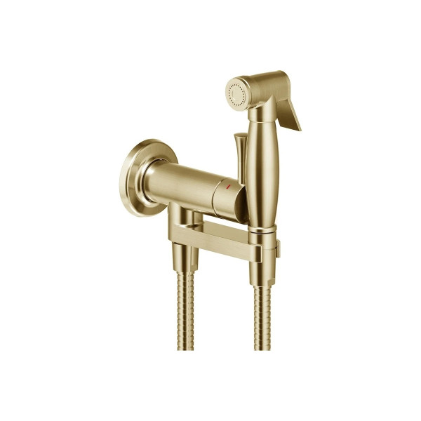 Смеситель с гигиеническим душем Nobili с внешняя и внутренняя часть золотой (AV00610BR) Смеситель с гигиеническим душем Nobili с внешняя и внутренняя часть золотой (AV00610BR)