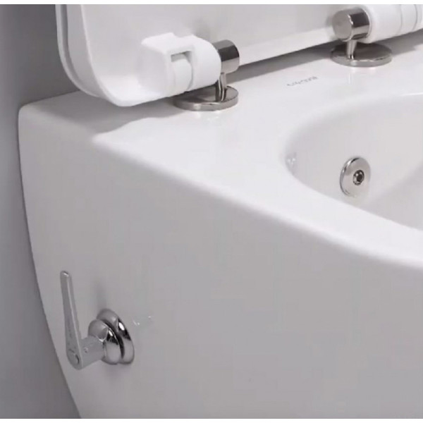 Унитаз подвесной с биде Creavit Free 35,7x51x35 белый (FE320-34CB00E-0002)