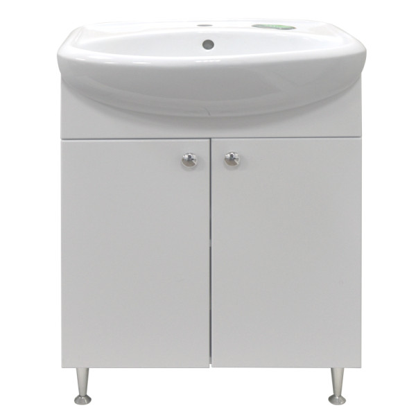 Комплект Тумба Моника New 60 Loranto напольная 62х74х46 с раковиной Арго 60 (CS0007624)