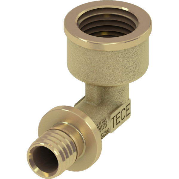 Уголок соединительный c внутренней резьбой (муфтой) TECEflex 16х1/2" ВР (латунь) (768016) Уголок соединительный c внутренней резьбой (муфтой) TECEflex 16х1/2" ВР (латунь) (768016)