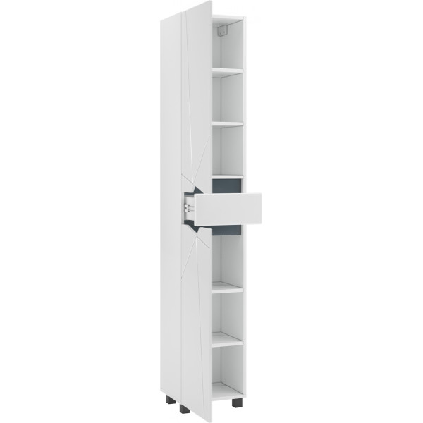 Пенал напольный Vector 35 левый с одним ящиком Домино (DV6601P)