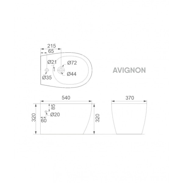 Унитаз подвесной Creo Avignon с сиденьем микролифт (COMBO-AV1100/AV1001T) Унитаз подвесной Creo Avignon с сиденьем микролифт (COMBO-AV1100/AV1001T)