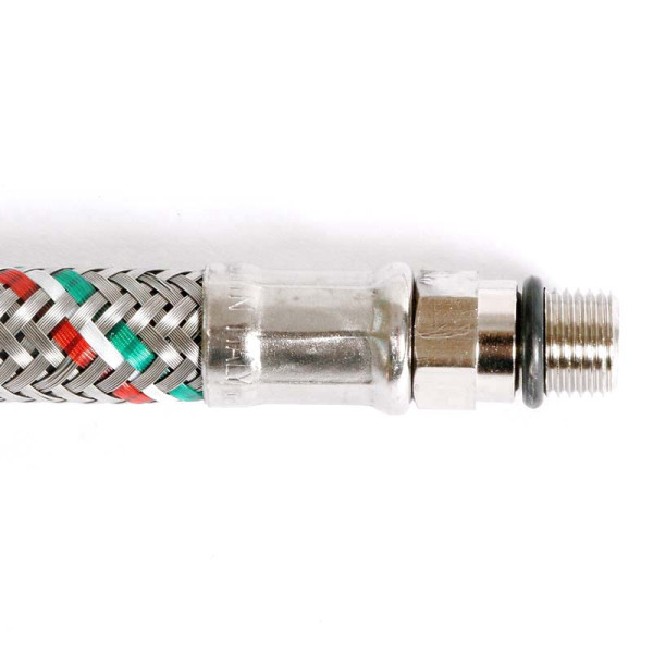 Подводка гибкая для смесителя Uni-Fitt 1500 мм 1/2"*М10х1 DN 8 оплётка из нерж. стали (502S2815)